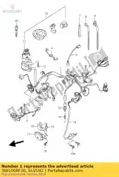 Here you can order the harness,wiring from Suzuki, with part number 3661008F30: