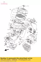 5PS144110000, Yamaha, obudowa, filtr powietrza 1 yamaha tdm 900 2002 2003 2004 2005 2006 2007 2008 2009 2010, Nowy