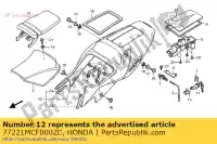 77221MCF000ZC, Honda, painel, tampa do assento honda vtr 1000 2001, Novo