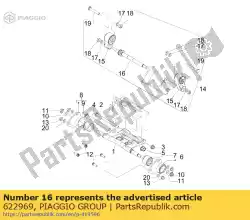 Ici, vous pouvez commander le épingle auprès de Piaggio Group , avec le numéro de pièce 622969: