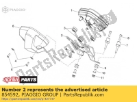 854592, Aprilia, support de douille, Nouveau