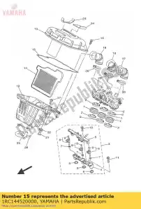 yamaha 1RC144520000 seal - Bottom side