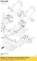 1418133E00, Suzuki, junta muf junta suzuki  gsx gsx r 600 750 1300 1996 1997 1998 1999 2000 2001 2002 2003 2004 2005 2006 2007 2008 2009 2010 2011 2012 2014 2015 2016 2017 2018 2019, Novo