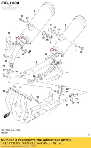 suzuki 1418133E00 guarnizione, raccordo muf - Il fondo