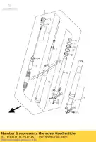 5110301H10, Suzuki, amortiguador, para suzuki gsx r 600 2008 2009 2010, Nuevo