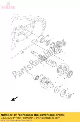 Ici, vous pouvez commander le palier auprès de Yamaha , avec le numéro de pièce 93306204YH00: