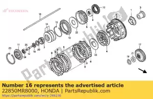 Honda 22850MR8000 tige comp., embrayage - La partie au fond