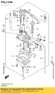 suzuki 1348316A01 adjuster - Bottom side