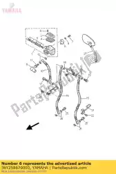 Here you can order the bracket, master cylinder from Yamaha, with part number 36Y258670000: