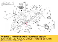 B04547000XG6, Piaggio Group, tanque de combustível aprilia rsv rsv4 rsv4 tuono tuono 1000 2013 2014, Novo