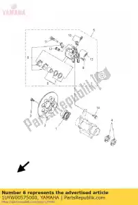 yamaha 1UYW00575000 ensemble piston, étrier - La partie au fond