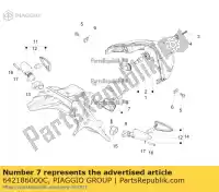 642186000C, Piaggio Group, feu de plaque d'immatriculation arrière piaggio fly liberty rp8c52100 rp8c52300 rp8m79100 zapc526b zapc546b zapm798g zapm898g 50 100 125 150 2011 2012 2014 2015 2016 2017 2018 2019 2020 2021 2022, Nouveau