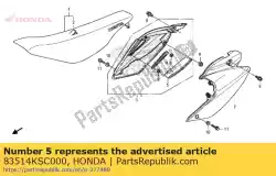 Aqui você pode pedir o nenhuma descrição disponível no momento em Honda , com o número da peça 83514KSC000: