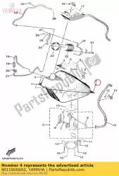 Aquí puede pedir perno, con arandela de Yamaha , con el número de pieza 90119068A2: