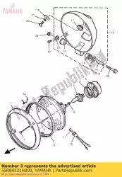 Ici, vous pouvez commander le lentille, phare auprès de Yamaha , avec le numéro de pièce 55R84321H000: