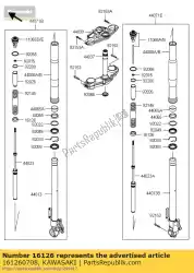 Ici, vous pouvez commander le valve klz1000acf auprès de Kawasaki , avec le numéro de pièce 161260708: