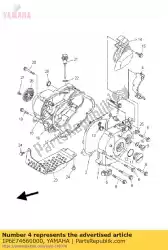 Ici, vous pouvez commander le guide, chaîne auprès de Yamaha , avec le numéro de pièce 1P6E74660000: