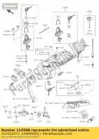 110562477, Kawasaki, soporte, interruptor de encendido zx1000 kawasaki z zx 1000 2014 2015 2016, Nuevo