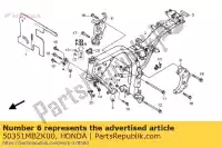 50351MBZK00, Honda, collier, support de moteur honda cb hornet s f2 cbr  rr f cbf n sa na cb600f 600 , Nouveau