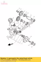 37F114120000, Yamaha, zwengel 1 yamaha yfs blaster 200, Nieuw