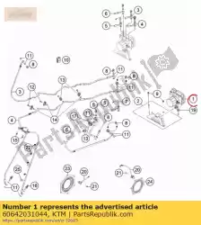 Aquí puede pedir módulo abs lleno de KTM , con el número de pieza 60642031044: