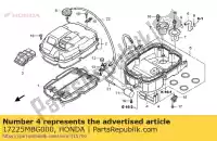 17225MBG000, Honda, tube th / body.air. honda vfr  fi 50th vfr800fi 800 , Nouveau