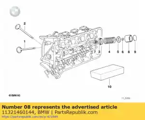 bmw 11321460144 cam follower - Bottom side