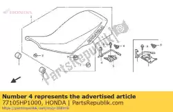 Here you can order the no description available at the moment from Honda, with part number 77105HP1000: