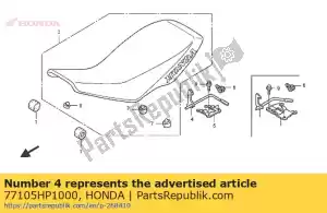 honda 77105HP1000 nenhuma descrição disponível no momento - Lado inferior