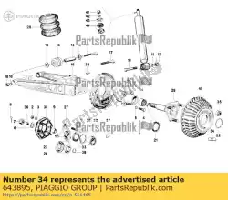 Tutaj możesz zamówić siedzenie od Piaggio Group , z numerem części 643895: