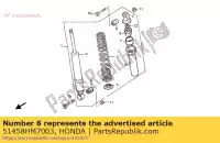 51458HM7003, Honda, guia, primavera honda trx400fw fourtrax foreman 400 , Novo