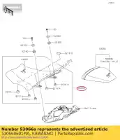 530660601MA, Kawasaki, siège-assy, ??fr, noir kawasaki zx ninja r abs 1000 10, Nouveau