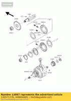 130971378, Kawasaki, gear-primary spur kawasaki eliminator 125 , New