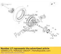 1D0001275, Piaggio Group, Sensore anteriore abs aprilia moto-guzzi piaggio vespa audace 1400 carbon abs eldorado 1400 abs (apac) eldorado 1400 abs (usa) gts ksua0 met0000ha, metm858e, met0002ha, metm8500, metm858f,  rp8m45510, rp8m45820, rp8m45511 rp8m45610, rp8m45900 rp8m45610, rp8m45900, rp8m45611, r, Nuovo