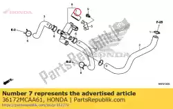 Here you can order the suspension, solenoid valve from Honda, with part number 36172MCAA61: