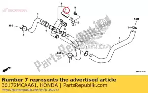 honda 36172MCAA61 zawieszenie, elektrozawór - Dół