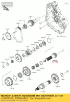 131070222, Kawasaki, 01 albero,2nd,17t kawasaki  400 2017 2018 2019 2020, Nuovo