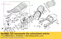 77220340003, Honda, Bar ass., blocco sedile honda cb cbtd 125, Nuovo