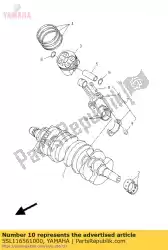 vliegtuiglager, drijfstang van Yamaha, met onderdeel nummer 5SL116561000, bestel je hier online: