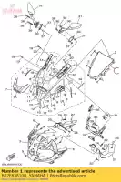 BS7F838100, Yamaha, parabrisa yamaha yzf320a yzfr3l yz320al yzfr3 yzfr3m yzf3 320 300 , Novo