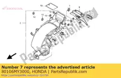 Qui puoi ordinare parafango b, rr. Da Honda , con numero parte 80106MY3000: