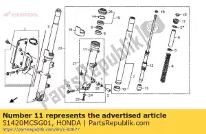 Honda 51420MCSG01 cas, r. bas - La partie au fond