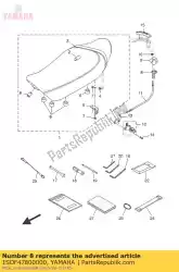 Here you can order the seat lock assy from Yamaha, with part number 1SDF47800000: