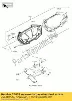 250310428, Kawasaki, compteur-assy, ??combinaison zr800ad kawasaki z 800 2013 2014 2015 2016, Nouveau