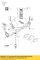 T3000024, Triumph, manica, m6x23, placcato triumph daytona 955i 132513 > speed triple speed triple 141872 > 210444 speed triple 210445 > 461331 sprint rs > 139276 sprint rs 139277 > sprint st > 139276 sprint st 139277 > 208166 955 1050 1999 2000 2001 2002 2003 2004 2005 2006 2, Nuovo