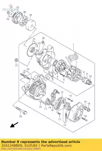 suzuki 3161248B00 lager - Onderkant