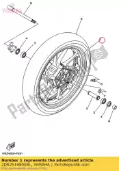 Aqui você pode pedir o roda fundida, dianteira em Yamaha , com o número da peça 2DR25168008L:
