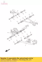 1D9F21720000, Yamaha, Bras, arrière 2 yamaha yfm 350 450 2005 2006 2007 2008 2009 2010 2011 2012 2013 2014 2015 2016, Nouveau