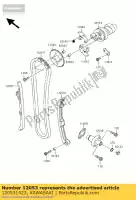 120531423, Kawasaki, chaîne de guidage, fr kvf400-c1 kawasaki kvf 360 400 2000 2001 2002 2003 2004 2005 2006 2007 2008 2009 2010 2011 2012 2013, Nouveau