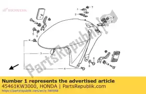 Honda 45461KW3000 clamper a, fr. tubo del freno - Il fondo